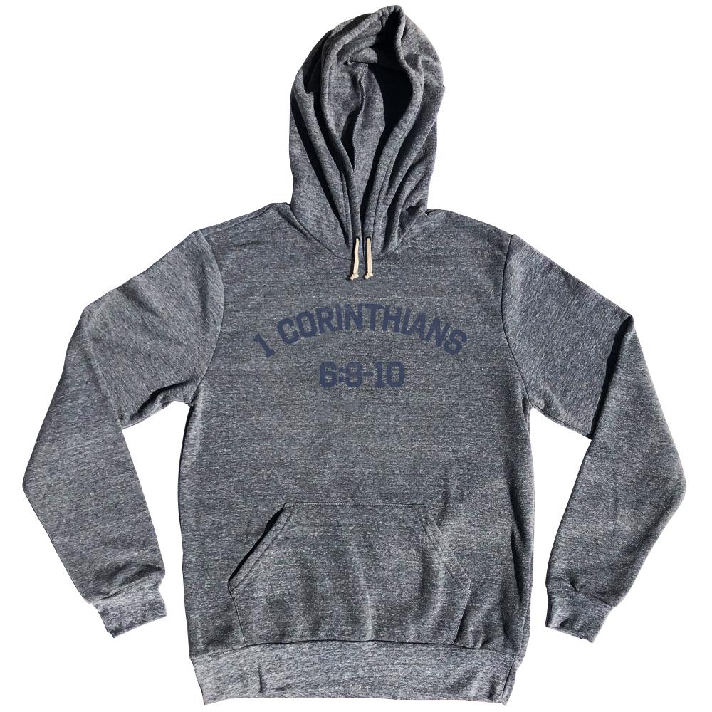 1 Corinthians 6 9-10 Tri-Blend Hoodie