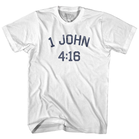 1 John 4 16 Womens Cotton Junior Cut T-Shirt