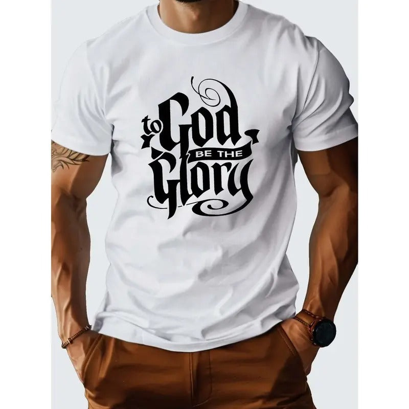 1 pc, 100% cotton T-shirt, GOD GLORY Pure Cotton Men's Tshirt Comfort Fit Made in USA Hoodie, Sweatshirt | UrbanDripWear.com