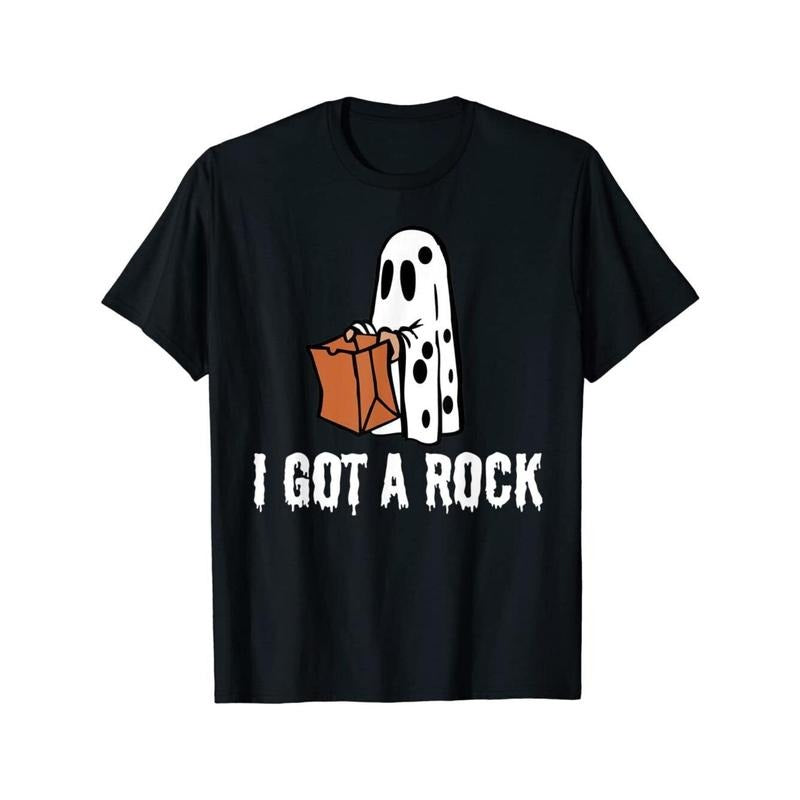 1 pc, 100% cotton T-shirt, I got a rock Halloween T-shirt, Fun Halloween T-shirt, HOT made in usa Hoodie, Sweatshirt