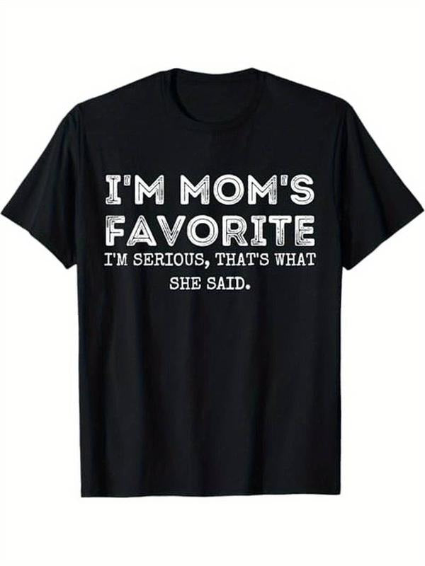 [100% Cotton] [Funny Mom's Favorite Tee] Funny That's What She Said T-Shirt