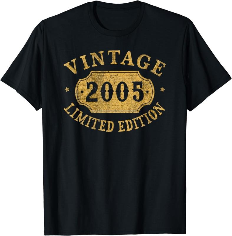 [100% Cotton] 19 years old 19th Birthday Anniversary Best Limited 2005 T-Shirt Hoodie, Sweatshirt | UrbanDripWear.com