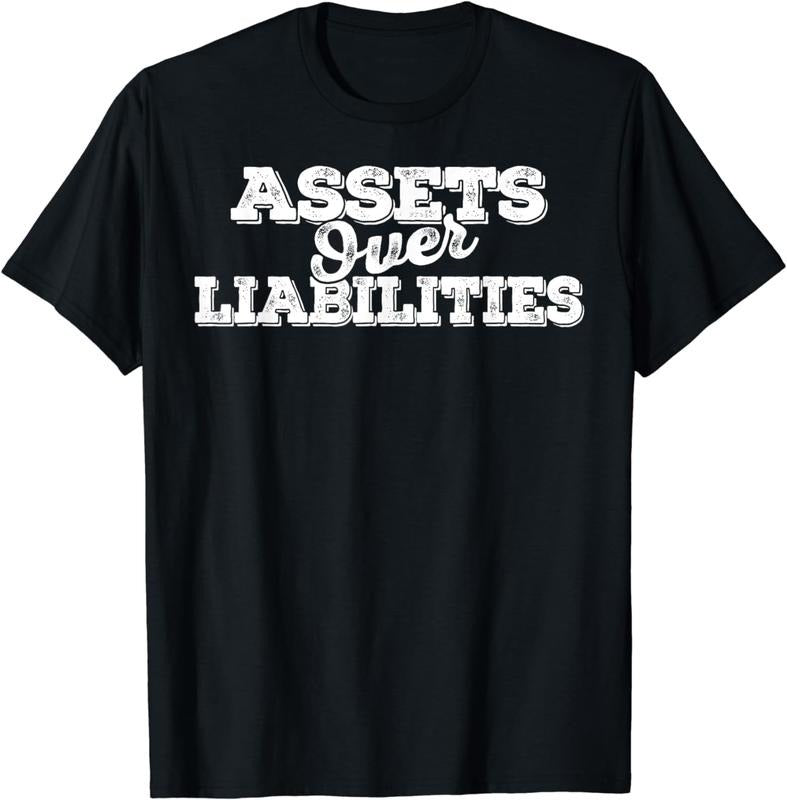 [100% Cotton] Assets Over Liabilities Financial Freedom Motivational T-Shirt Hoodie, Sweatshirt | UrbanDripWear.com