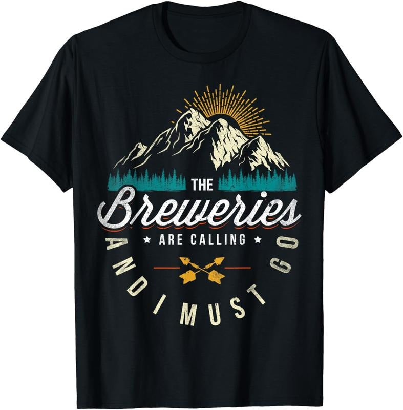 [100% Cotton] Breweries Are Calling And I Must Go Home Beer Brewers T-Shirt Hoodie, Sweatshirt | UrbanDripWear.com