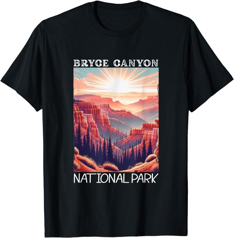 [100% Cotton] Bryce Canyon National Park Retro Hiking Camping Vacation T-Shirt Hoodie, Sweatshirt | UrbanDripWear.com
