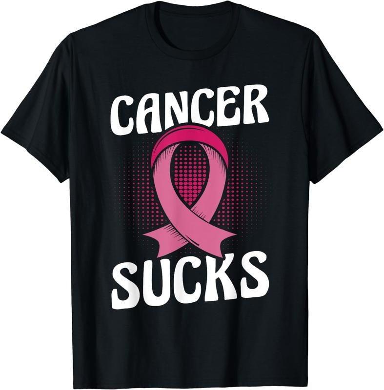 [100% Cotton]"CANCER SUCKS" Women's Cancer Awareness design T-Shirt Hoodie, Sweatshirt | UrbanDripWear.com