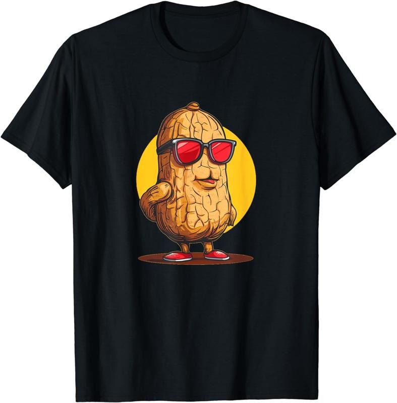 [100% Cotton] Cool nuts with sunglasses for peanut lovers T-Shirt Hoodie, Sweatshirt | UrbanDripWear.com