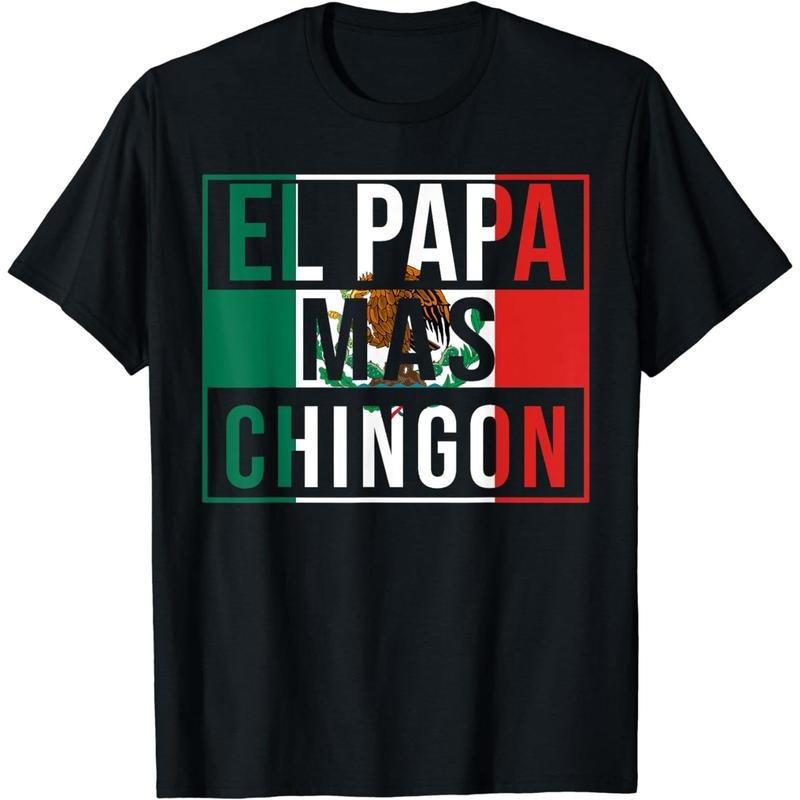 [100% Cotton] El Papa Mas Chingon - Funny best Mexican Dad Gift T-Shirt Hoodie, Sweatshirt | UrbanDripWear.com