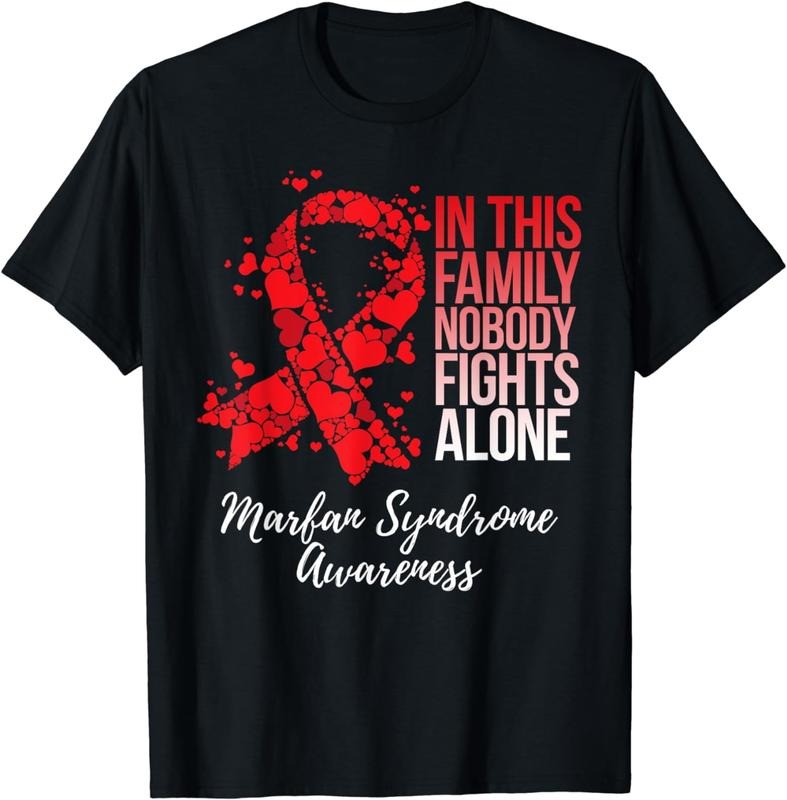 [100% Cotton] Family Support Marfan Syndrome Awareness T-Shirt Hoodie, Sweatshirt | UrbanDripWear.com
