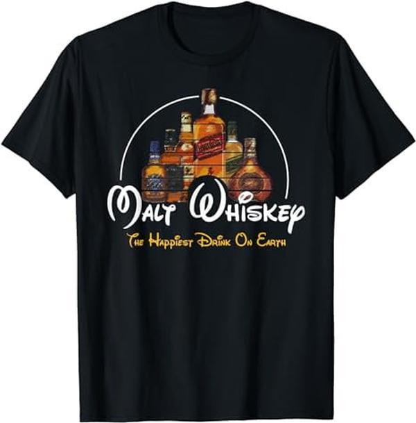 [100% Cotton] Malt Whiskey Shirt, Happiest Drink Funny Pun Parody T-Shirt Hoodie, Sweatshirt | UrbanDripWear.com