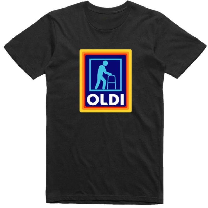 [100% Cotton] Mens Funny T-Shirt Oldi Parody Gift For Dad Regular Fit  Golf Gift T-Shirt For Men and Women Hoodie, Sweatshirt