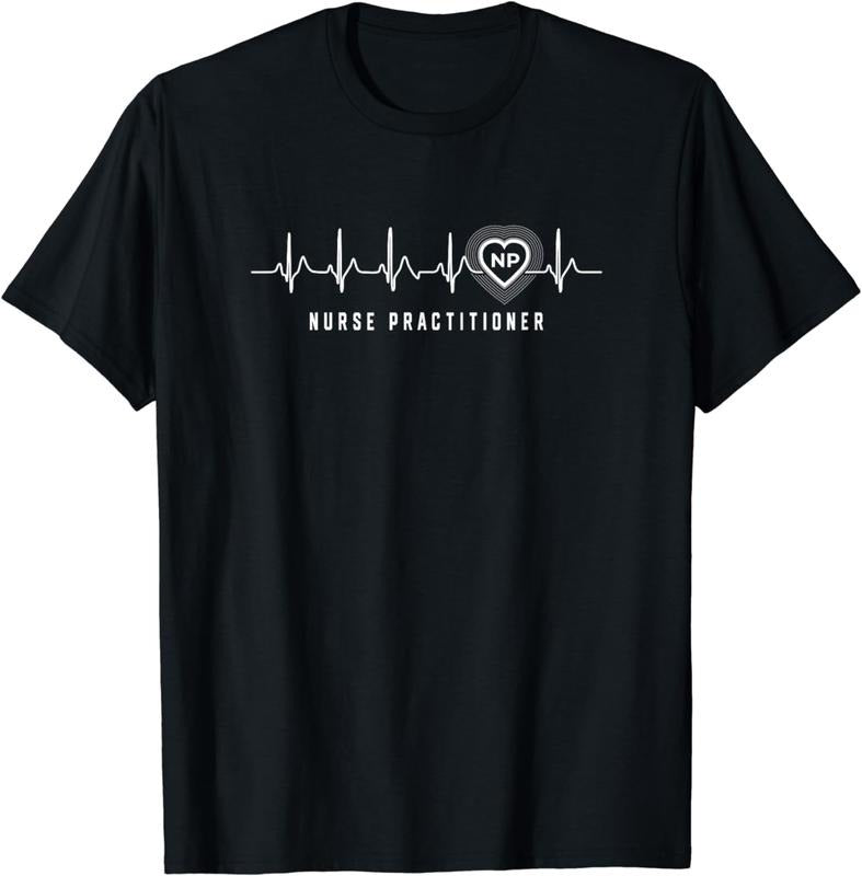 [100% Cotton] Nurse practitioner NP t-shirt heartbeat heart gifts Hoodie, Sweatshirt | UrbanDripWear.com