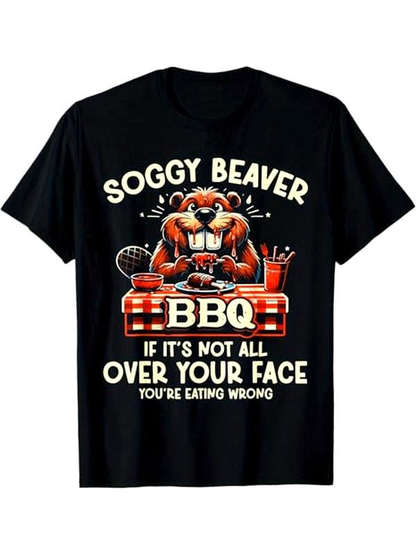 [100% Cotton] Soggy Beaver BBQ If It's Not All Over Your Face You Are Men T-Shirt Hoodie, Sweatshirt | UrbanDripWear.com