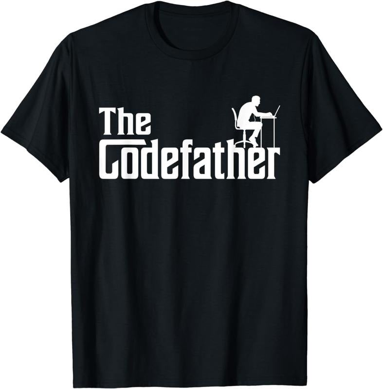 [100% Cotton] The Codefather Coding Coder Developer Computer Nerd Outfit T-Shirt Hoodie, Sweatshirt | UrbanDripWear.com