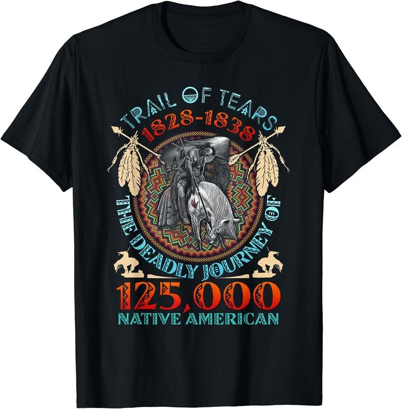 [100% Cotton] Trail Of Tears 1828 - 1838 The Deadly Journey T-Shirt Hoodie, Sweatshirt | UrbanDripWear.com