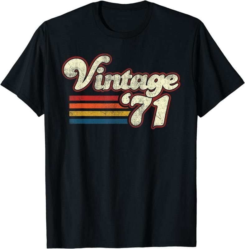 [100% Cotton] Vintage 1971 Birthday T-Shirt Hoodie, Sweatshirt | UrbanDripWear.com