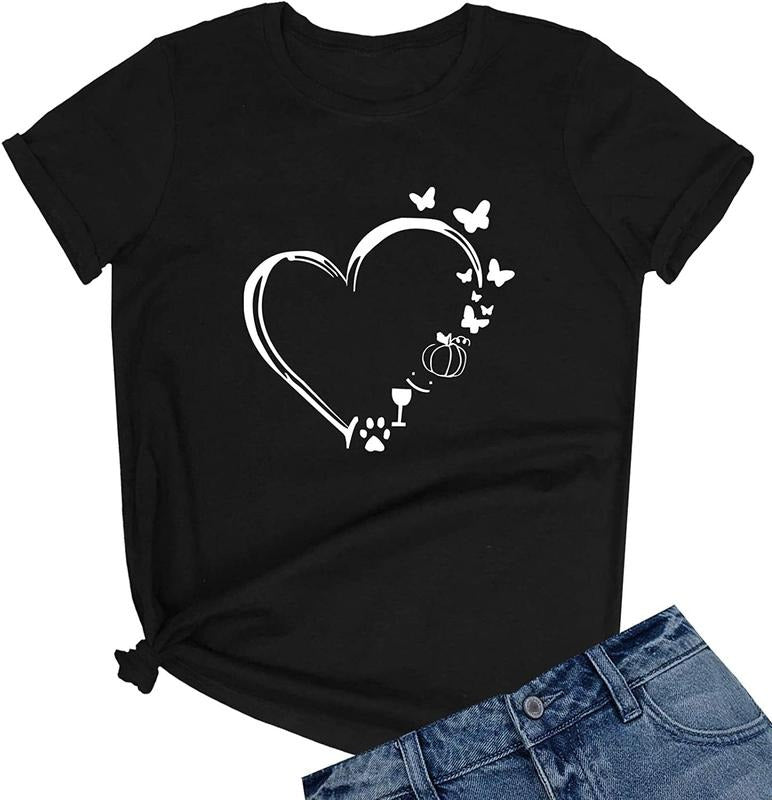 [100% Cotton] Women's Cute T Shirt Junior Tops Teen Girls Graphic Tees Hoodie, Sweatshirt | UrbanDripWear.com