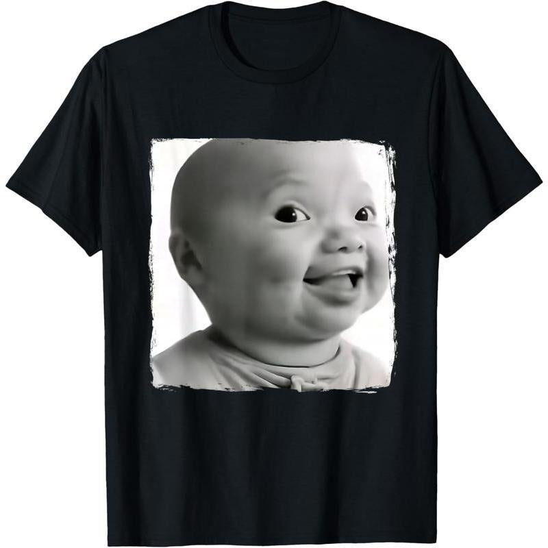 100% Cotton AI Baby Holding Back A Laugh Funny Viral gen z Meme T-Shirt Hoodie, Sweatshirt | UrbanDripWear.com