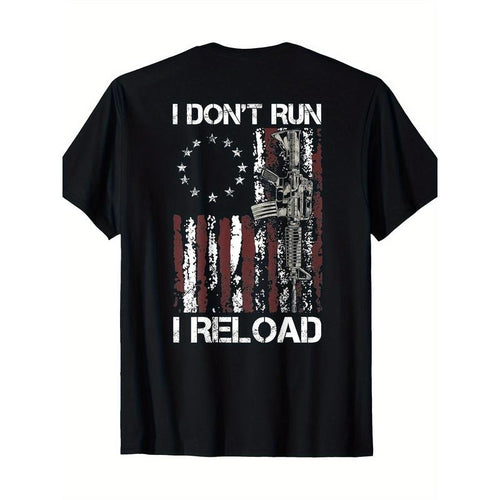 100% Cotton American Flag Patriots T-Shirt
