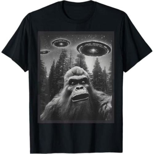 100% Cotton CAT Funny Graphic Tee For Men Women Bigfoot Sasquatch Alien UFO T-Shirt Hoodie, Sweatshirt | UrbanDripWear.com