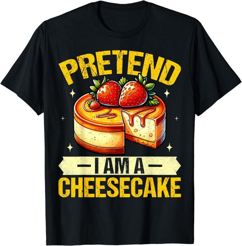 [100% Cotton]Cheesecake Lover Halloween - Funny Pretend I'm a Cheesecake T-Shirt Hoodie, Sweatshirt | UrbanDripWear.com