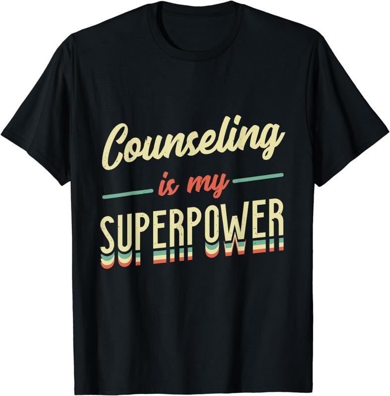 [100% Cotton]Counseling Is My Superpower School Counselor T-Shirt Hoodie, Sweatshirt | UrbanDripWear.com