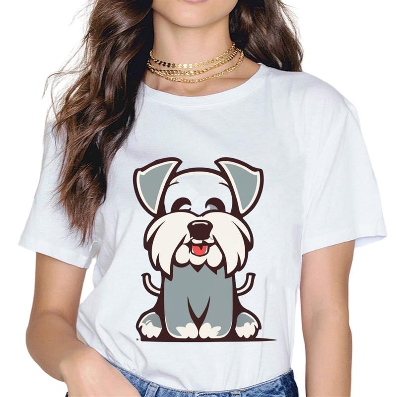 [100% Cotton]Cute Schnauzer For Schnauzer Owners Schnauzer Mom T-Shirt Hoodie, Sweatshirt | UrbanDripWear.com
