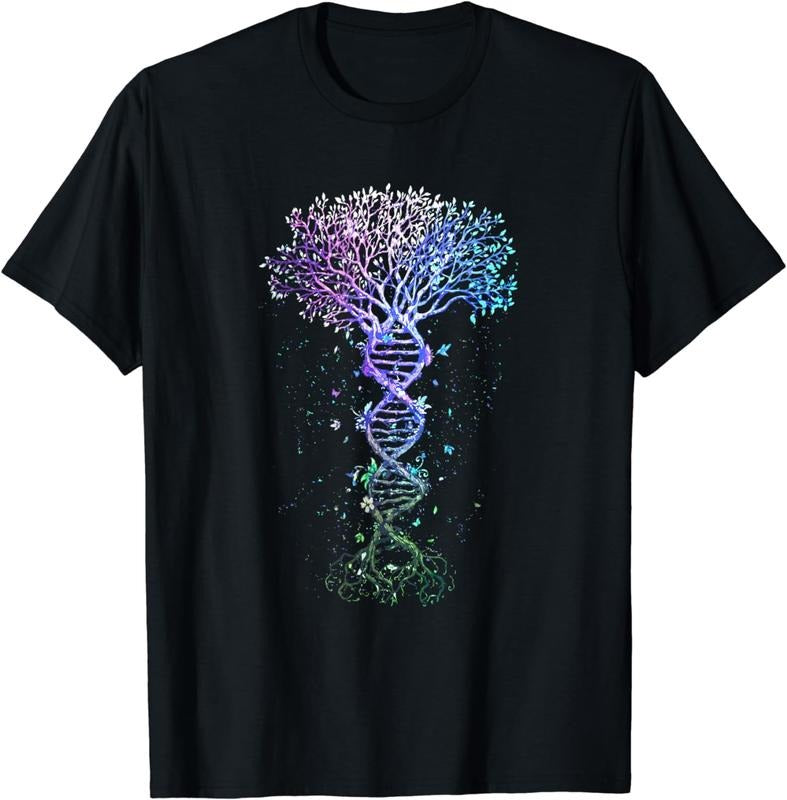 [100% Cotton]DNA Tree Life Earth Genetics Biologist Science Gift T-Shirt Hoodie, Sweatshirt | UrbanDripWear.com