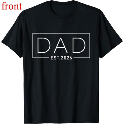 100% Cotton Dad Est. 2026 Expect Baby 2026, Father 2026 New Dad 2026 T-Shirt style 02 Hoodie, Sweatshirt | UrbanDripWear.com