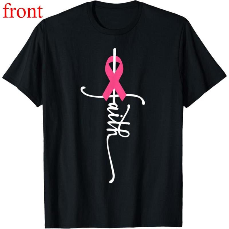100% Cotton Fashion Garment Breast Cancer Faith Breast Cancer Awareness Breast Cancer T-Shirt Hoodie, Sweatshirt