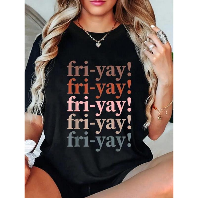 100% Cotton Fri-Yay Funny Happy Friday Teacher T-Shirt Hoodie, Sweatshirt | UrbanDripWear.com