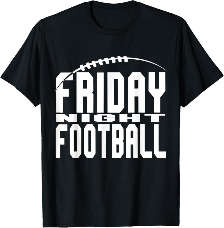 [100% Cotton]Friday Night Football High School Football Tee Shirt Hoodie, Sweatshirt | UrbanDripWear.com