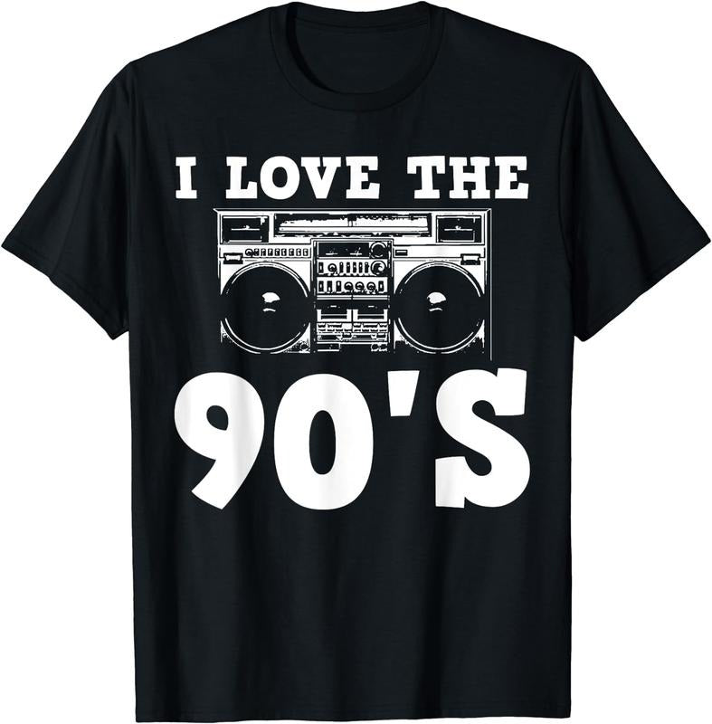 [100% Cotton]Funny 90's Women Men T-Shirt Black Hoodie, Sweatshirt | UrbanDripWear.com