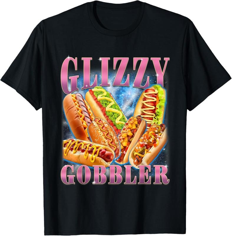 100% Cotton Funny Glizzy Gobbler Meme Hilarious Hot Dog Glizzy Lovers T-Shirt Hoodie, Sweatshirt | UrbanDripWear.com