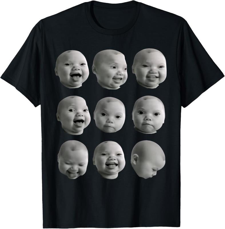 100% Cotton Funny Niche Baby gen z Meme ai Viral Giggling AI Laughing T-Shirt Hoodie, Sweatshirt | UrbanDripWear.com