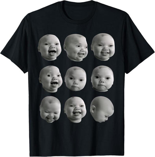 100% Cotton Funny Niche Baby gen z Meme ai Viral Giggling AI Laughing T-Shirt Hoodie, Sweatshirt | UrbanDripWear.com
