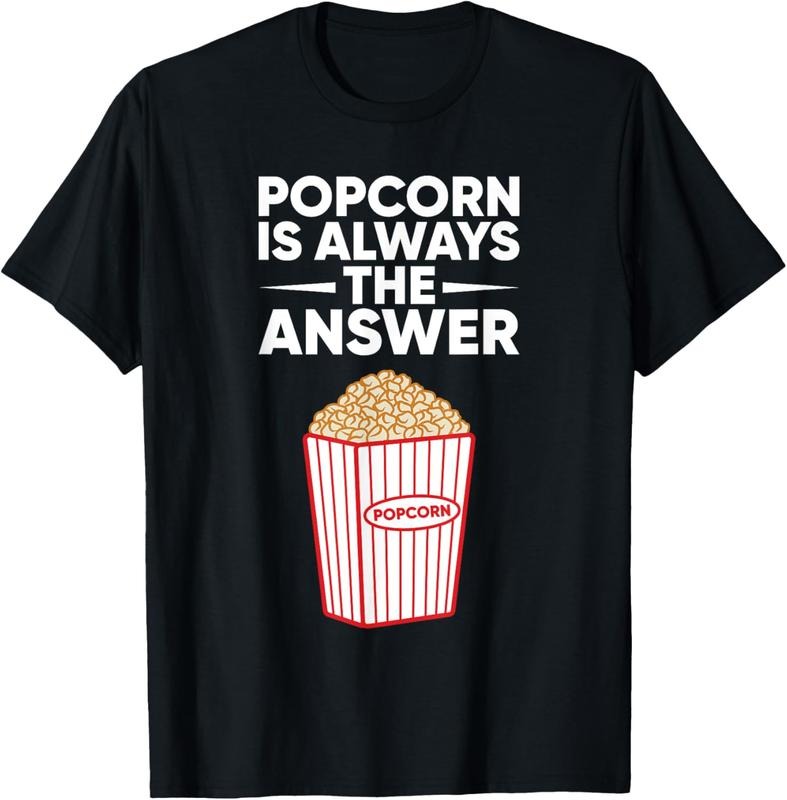 100% Cotton Funny Popcorn Design For  Men Women Corn Popcorn Maker T-Shirt Hoodie, Sweatshirt | UrbanDripWear.com
