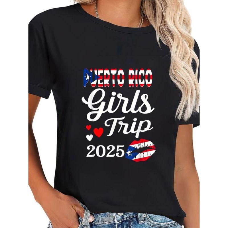 100% Cotton Girls Trip Puerto Rico 2025 Summer Beach Weekend Vacation T-Shirt Hoodie, Sweatshirt | UrbanDripWear.com