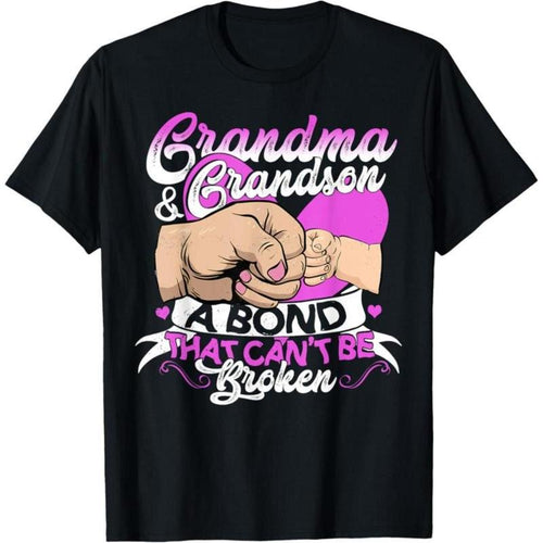 100% Cotton Grandparents Grandma And Grandson Shirt Funny Gift T-Shirt Hoodie, Sweatshirt | UrbanDripWear.com