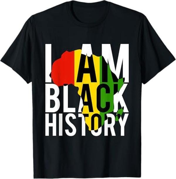 [100% Cotton]I Am Black History - Black History Month & Pride Gift T-Shirt Hoodie, Sweatshirt | UrbanDripWear.com