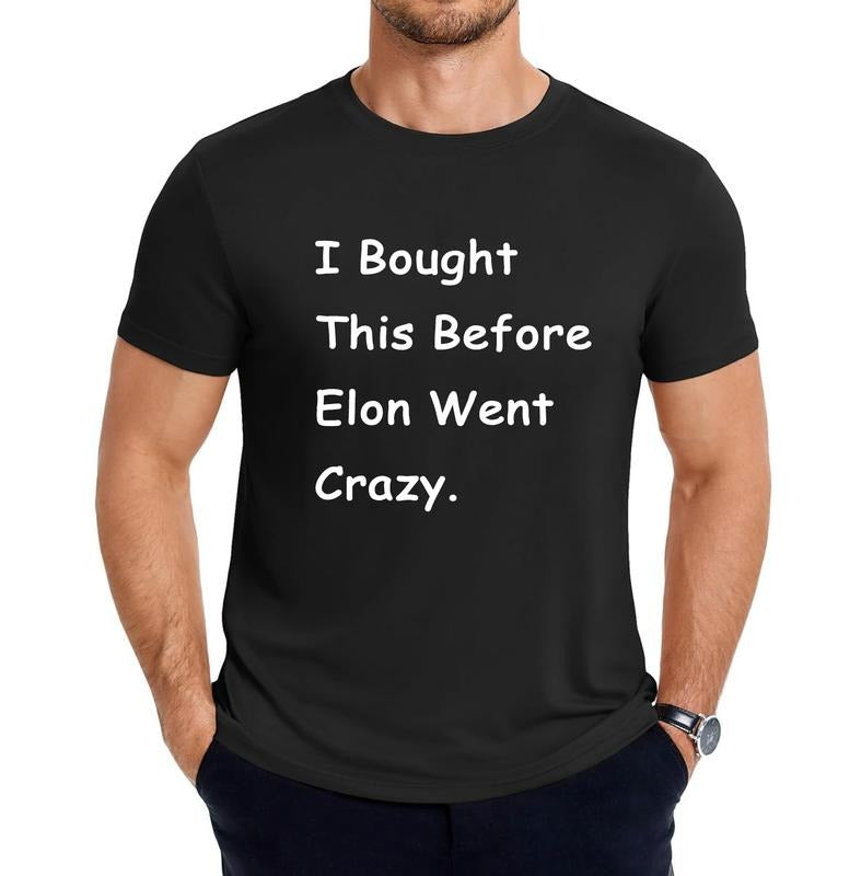 [100% Cotton]I Bought This Before Elon Went Crazy Funny T-shirt Women Men Hoodie, Sweatshirt | UrbanDripWear.com