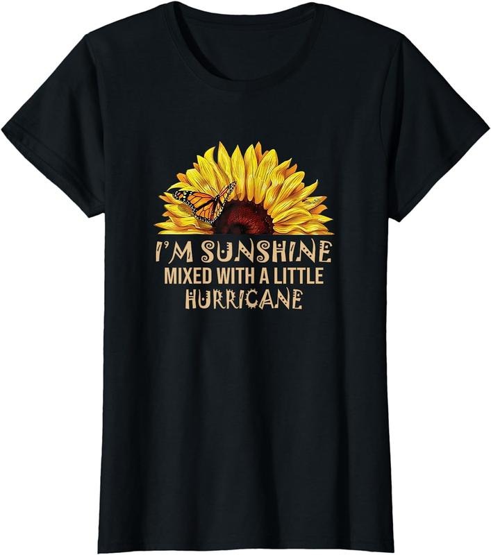 [100% Cotton]I'm Sunshine mied with little hurricane T-Shirt Hoodie, Sweatshirt | UrbanDripWear.com