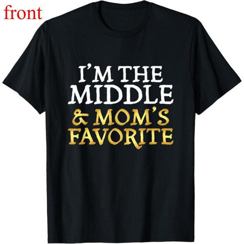 100% Cotton I'm The Middle and Mom's Favorite - Funny Sibling T-Shirt style 02 Hoodie, Sweatshirt | UrbanDripWear.com