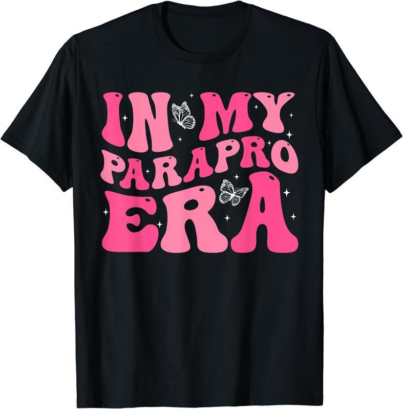 [100% Cotton]In My Parapro Era Paraprofessional Paraeducator First Day T-Shirt Black Hoodie, Sweatshirt | UrbanDripWear.com