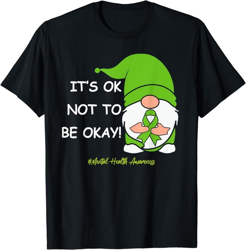 [100% Cotton]It's Okay Not To Be Okay For Mental Health Awareness T-Shirt Hoodie, Sweatshirt | UrbanDripWear.com