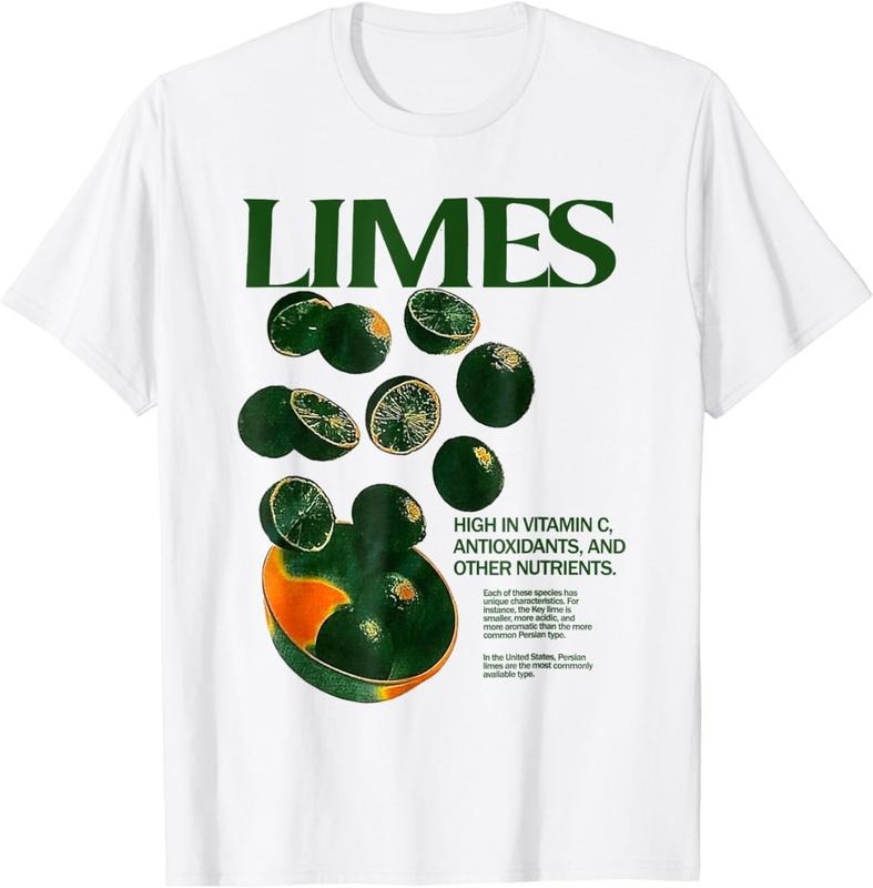 [100% Cotton]Limes Funny High In Vitamin C Antioxidants Other Nutrients T-Shirt Hoodie, Sweatshirt | UrbanDripWear.com