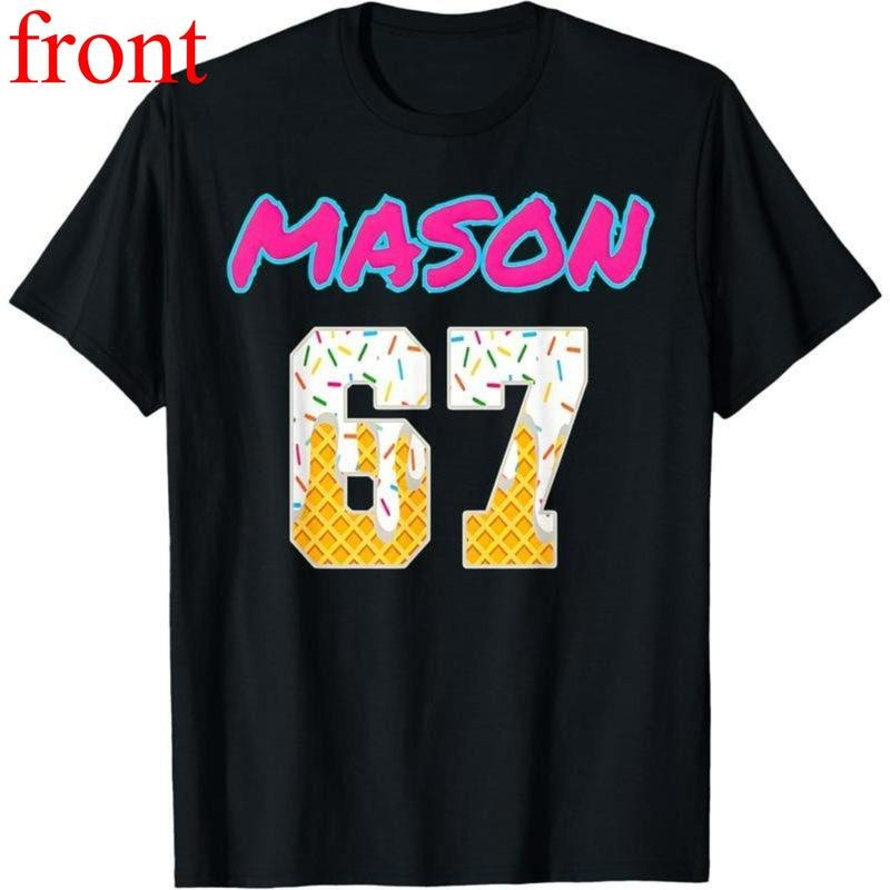 100% Cotton Mason 67 Baseball Meme Slang Viral Trend T-Shirt Hoodie, Sweatshirt | UrbanDripWear.com