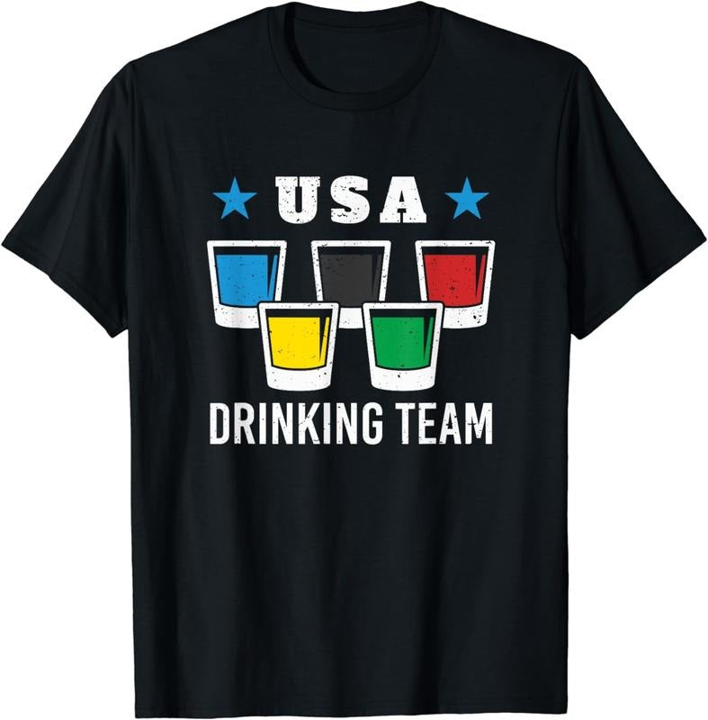 [100% Cotton]Patriot Olympic USA Drinking Team Beer T-Shirt Hoodie, Sweatshirt | UrbanDripWear.com