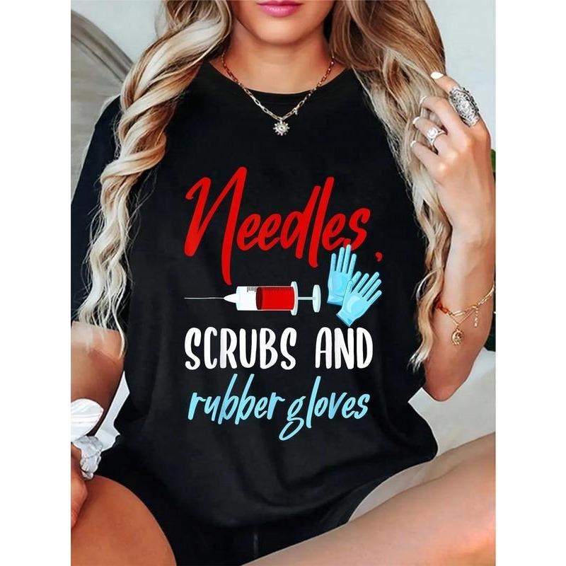 100% Cotton Phlebotomist Needles Scrubs Gloves Phlebotomy Tech Nurse T-Shirt Hoodie, Sweatshirt | UrbanDripWear.com