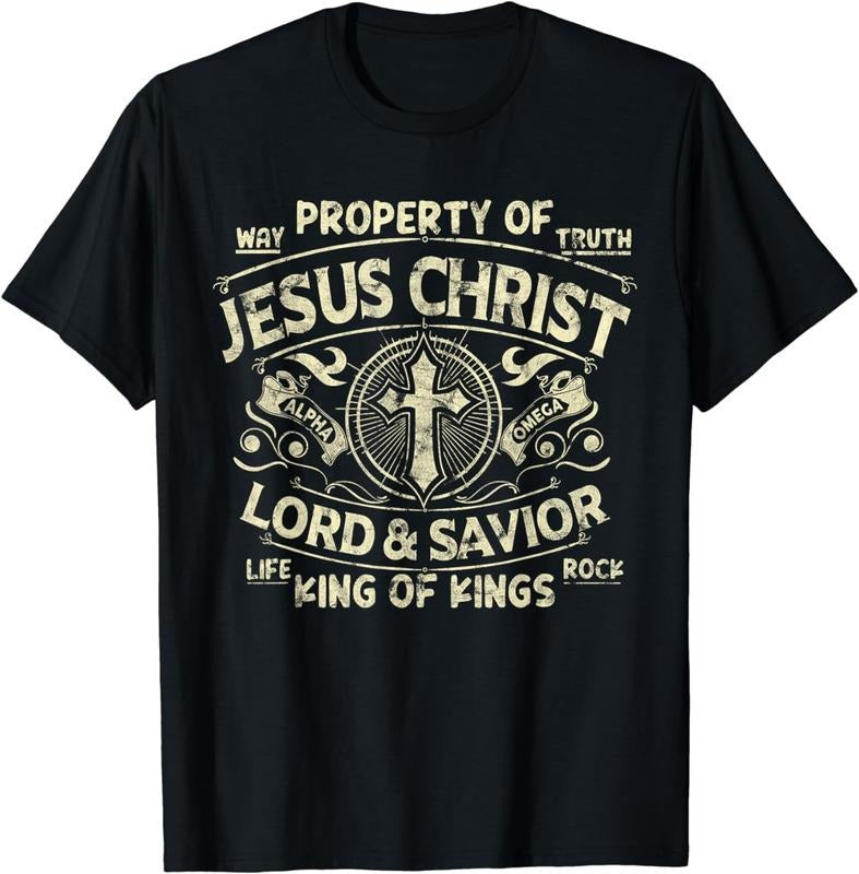 [100% Cotton]Property Of Jesus Christ Lord And Savior King Of T-Shirt Hoodie, Sweatshirt | UrbanDripWear.com